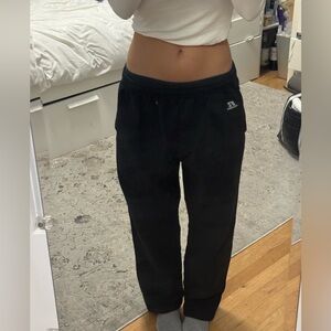 Vintage Russell Athletic Black Straight Leg Sweatpants